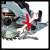 Einhell TE-CS 18/190 cordless circular saw, tool-free depth and bevel adjustments