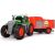 Dickie Toys Fendt Tractor with Red Farm Trailer