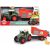 Dickie Toys Fendt Tractor with Trailer in packaging and unpackaged