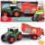 Dickie Toys Fendt Tractor with Trailer in packaging and unpackaged