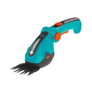 Gardena ComfortCut Li Cordless Shrub Shear, blue and orange, for trimming hedges and shrubs - Garden Shear and Knife