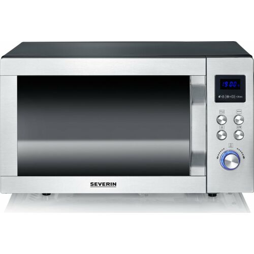 Severin MW 7777 Mikrowelle, 25 Liter, Edelstahl