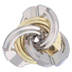 Eureka Huzzle Cyclone Puzzle, ein herausforderndes Metallpuzzle mit ineinandergreifenden Ringen - Eureka Logikspiele