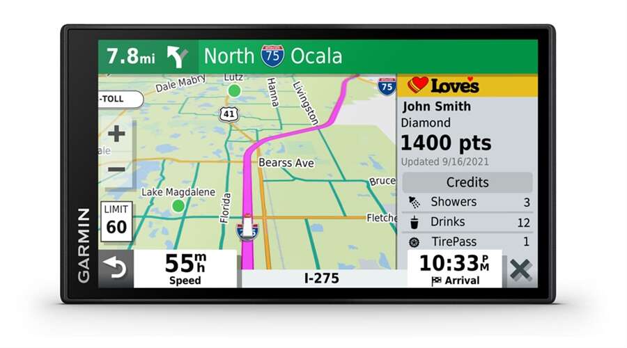 Garmin 6" dezl lgv610 kamionos gps navigáció (teljes eu térkép)