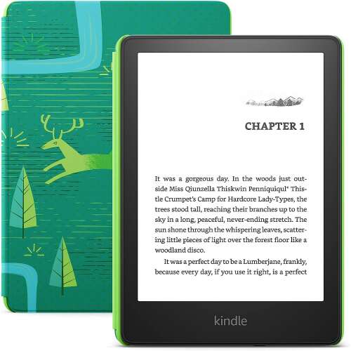 Amazon Kindle Paperwhite Kids 6.8" 16GB E-book olvasó - Fekete/Zöld