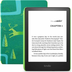 Kindle Paperwhite Kids 6.8 hüvelykes zöld tokkal, eBook olvasó gyerekeknek - eBook olvasó