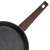 Resto Vela 93432 28cm frying pan with wooden handle, close-up of handle