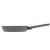 Side view of Resto Vela 24cm frying pan with wood-look handle