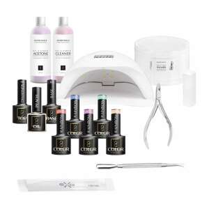 Ocho Nails Gél Lakk Készlet - Profi Manikűr UV Lámpával 80699444 - Műkörmös szett