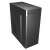 FSP CMT160 computer case, black, angled view