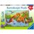 Ravensburger Dínók 2 az 1-ben Puzzle csomagolás: 2 x 24 darabos dinoszaurusz puzzle