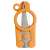 Fiskars Classic Klappschere, orange, 11 cm