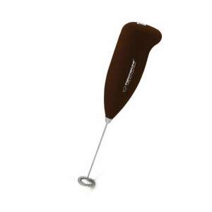 Esperanza Latte Milk Frother, brown, electric milk frother for making cappuccino, latte, and other coffee drinks - Milk Frother