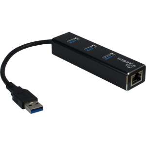 Inter-Tech Argus IT-310 USB-A 3.0 - Gigabit LAN anya + 3x USB-A 3.0 anya Adapter 73516220 
