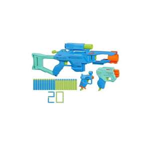 Nerf Elite 2.0 Tactical Pack, niebieskie i zielone zabawki blasterowe z 20 strzałkami - Hasbro Zabawkowy karabin, nabój