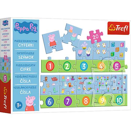 Trefl Peppa Pig Lernpuzzle - Zahlen 20tlg. 32091854