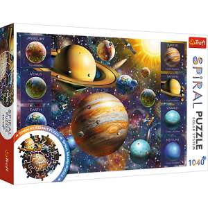 Trefl Spiral Puzzle - Układ Słoneczny 1040 elementów puzzle pudełko - Trefl Puzzle