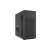 Natec Helix Computergehäuse, schwarz, Seitenansicht