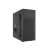 Carcasă computer Natec Helix, negru, vedere laterală