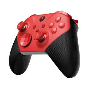 Microsoft Xbox Elite Series 2 Core Wireless Controller, rot und schwarz, schräge Ansicht - Microsoft Controller