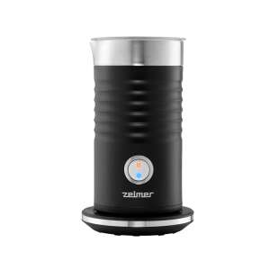 Spumator de lapte Zelmer ZMF0550, negru, din oțel inoxidabil, electric, pentru cafea, cappuccino, latte - Zelmer