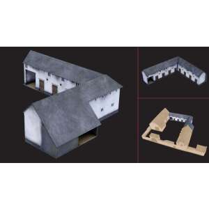 Italeri - Waterloo Istállók - Műanyag Modell - 1:72