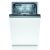 Bosch SPV2IKX10E fully integrated dishwasher with open door