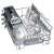 Bosch SPV2IKX10E dishwasher upper basket with glasses and cutlery