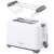 Adler AD3216 white 2-slice toaster with bagel function, top view