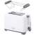 Adler AD3216 white toaster with included bun warmer rack.