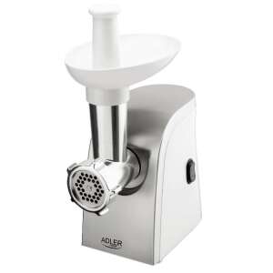 Adler AD4808 elektrische Fleischmühle, weiß und silber - Fleischwölfe