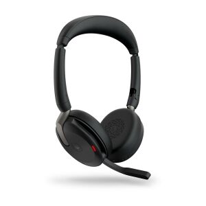 Jabra Evolve2 65 Flex Duo Link380a (Microsoft Teams) Wireless Headset - Black 133599702 - Jabra Headphone
