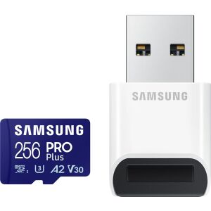 Samsung 256GB PRO Plus microSD karta s USB čítačkou - Foto, video a optika