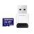 Samsung 256GB PRO Plus microSD card with USB reader