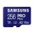 Samsung 256GB PRO Plus microSD card close-up