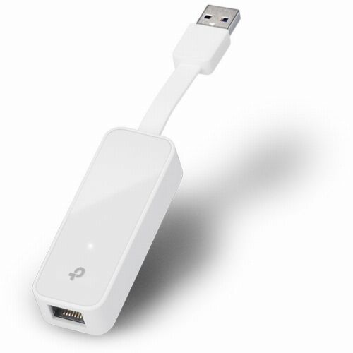 TP-Link UE300 USB 3.0 Gigabit Ethernet adaptér, 3/4 pohľad