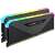 Corsair Vengeance RGB RT DDR4 RAM 32GB (2x16GB) készlet, fekete RGB világítással
