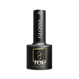 Ocho Nails Glossy Top 112 Top Coat bez wycierania, 5g - Nail Primer & Cover Gel