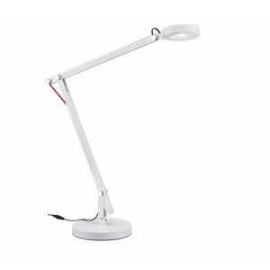 TRIO Amsterdam LED Stolná lampa - Moderná biela nastaviteľná pracovná lampa - Lampy&osvetlenie