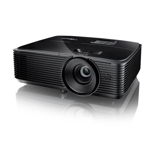 Optoma HD28e Full HD 3D projector angled view