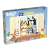 Lisciani Bluey 24 piece double-sided puzzle, featuring Bluey and her family reading a book