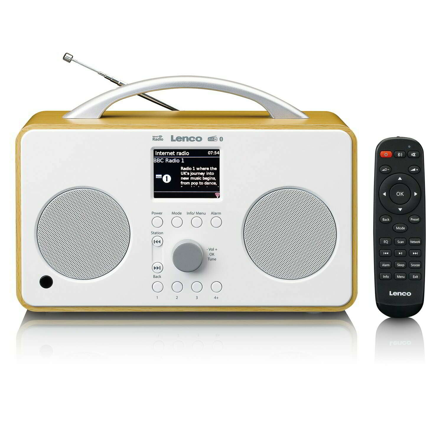 Lenco pir-645 rádió - fehér