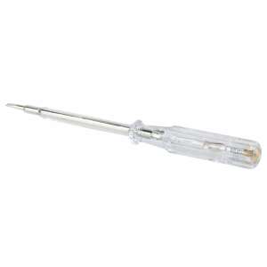 Athlet 979 /100 feszültségmérő, hosszú kialakítás, átlátszó műanyag fogantyú, sárgaréz csavar - Feszültségvizsgáló