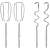 Tefal Prep'Mix HT460138 hand mixer beaters and dough hooks