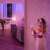 Philips Hue Fali Kapcsoló Modul használatban, okos lámpák vezérlése egy nappaliban