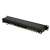 ExtraLink EX.9823 19-inch patch panel, 24 port, black, front view