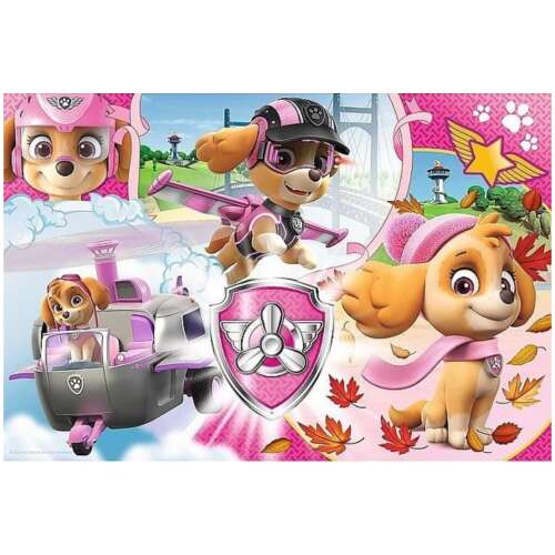 Puzzle Paw Patrol Skye 100 dielikov, zobrazujúce Skye v jejom vrtuľníku