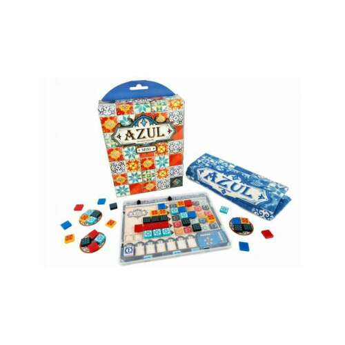 Joc de societate Azul Mini, joc de așezare a plăcilor, joc strategic, joc de familie, 2-4 jucători