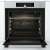Gorenje BSA6747A04X built-in oven, interior with shelves and baking trays