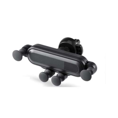 Omega OUCHAVS Auto-Handyhalterung, schwarz, für Lüftungsschlitze, Gravitationstechnologie, 360 Grad Drehung